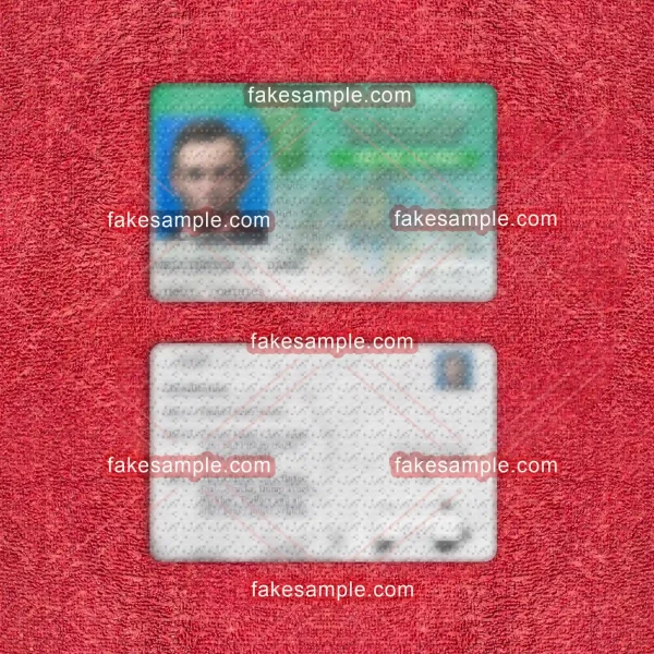 Dominica Driver Licence Fake Template