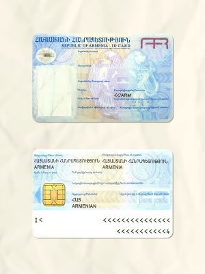 Armenia National Identity Card Fake Template