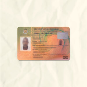Burundi National Identity Card Fake Template