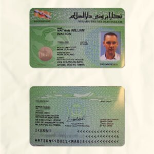 Brunei National Identity Card Fake Template