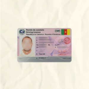 Cameroon driver license psd fake template