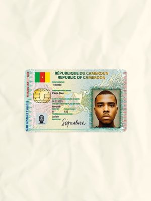 Cameroon National Identity Card Fake Template