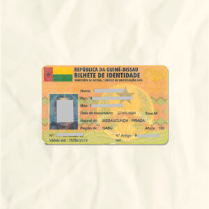 Bissau National Identity Card Fake Template