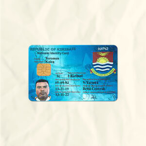 Kiribati National Identity Card Fake Template