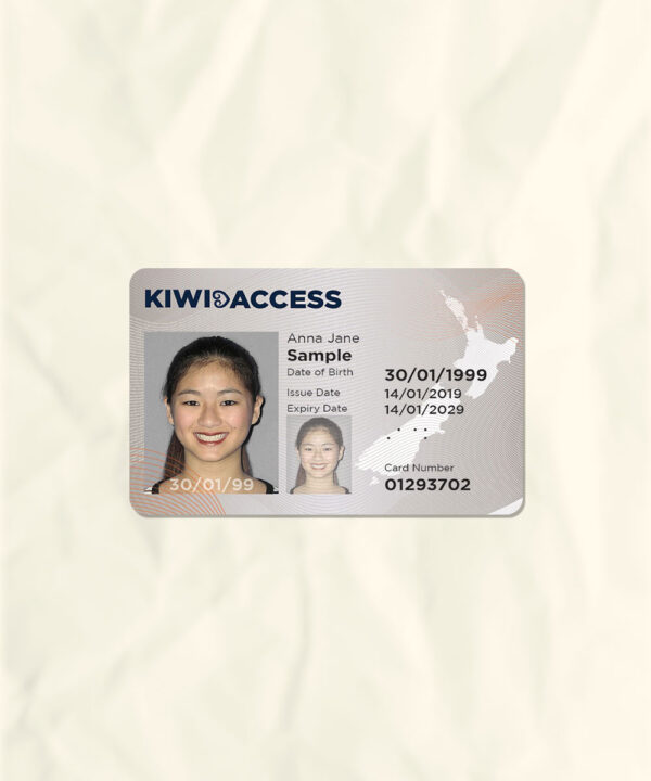 New Zealand National Identity Card Fake Template