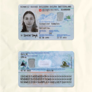 Switzerland National Identity Card Fake Template