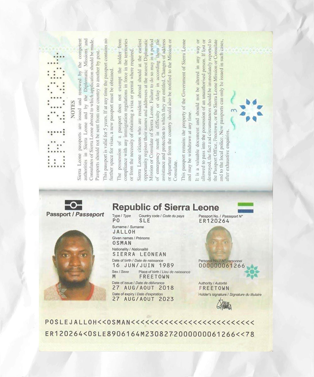 Sierra Leone Download Fake Fake Sample