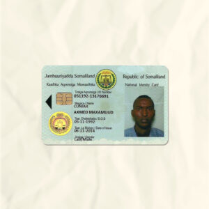 Somalia V2 National Identity Card Fake Template