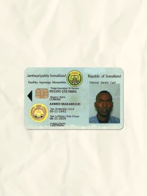 Somalia V2 National Identity Card Fake Template